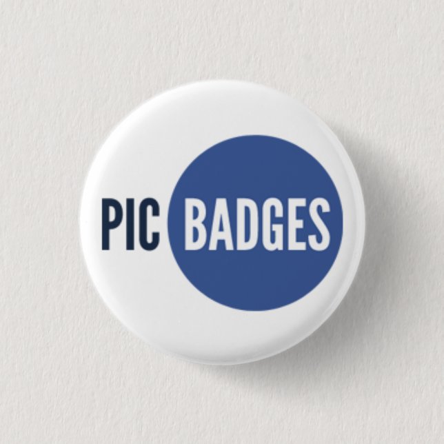Macaron Rond 2,50 Cm Bouton de PicBadges (Devant)