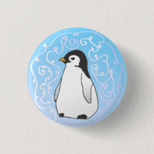 Macaron Rond 2,50 Cm Bouton de pingouin