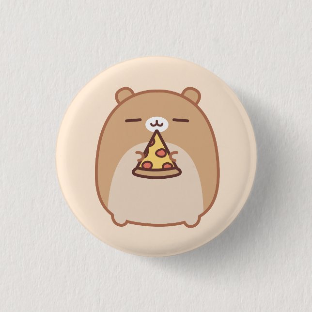 Macaron Rond 2,50 Cm Bouton de Psushi de pizza (Devant)