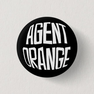 Macaron Rond 2,50 Cm Bouton de punk de logo d'Agent Orange "Fisheye"