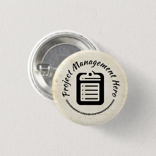 Macaron Rond 2,50 Cm Bouton de récompense de reconnaissance des