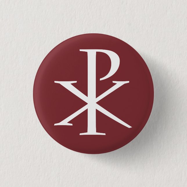 Macaron Rond 2,50 Cm Bouton de Rho de Chi (Devant)