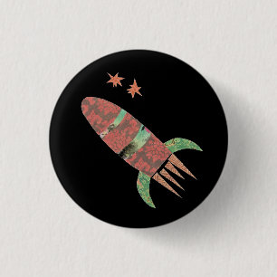 Macaron Rond 2,50 Cm Bouton de Rocket de tir