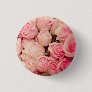 Macaron Rond 2,50 Cm Bouton de rose de rose