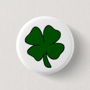 Macaron Rond 2,50 Cm Bouton de shamrock