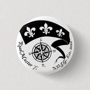 Macaron Rond 2,50 Cm Bouton de signature de RoadMaster T.