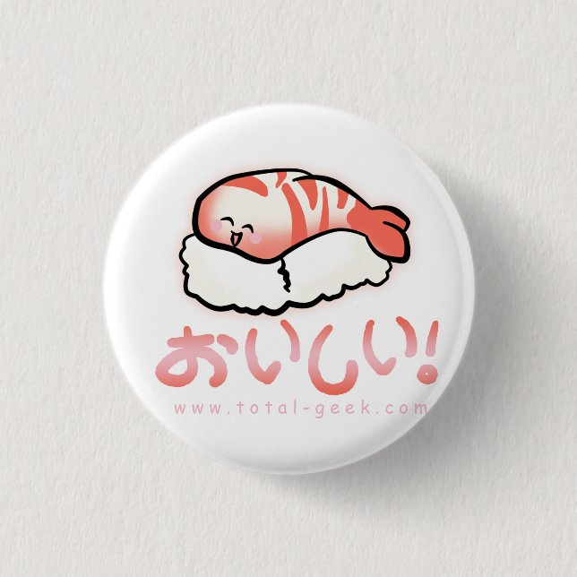 Macaron Rond 2,50 Cm bouton de sushi (Devant)