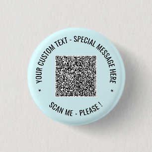 Macaron Rond 2,50 Cm Bouton de texte personnalisé et de couleurs pour s