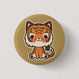 Macaron Rond 2,50 Cm Bouton de tigre