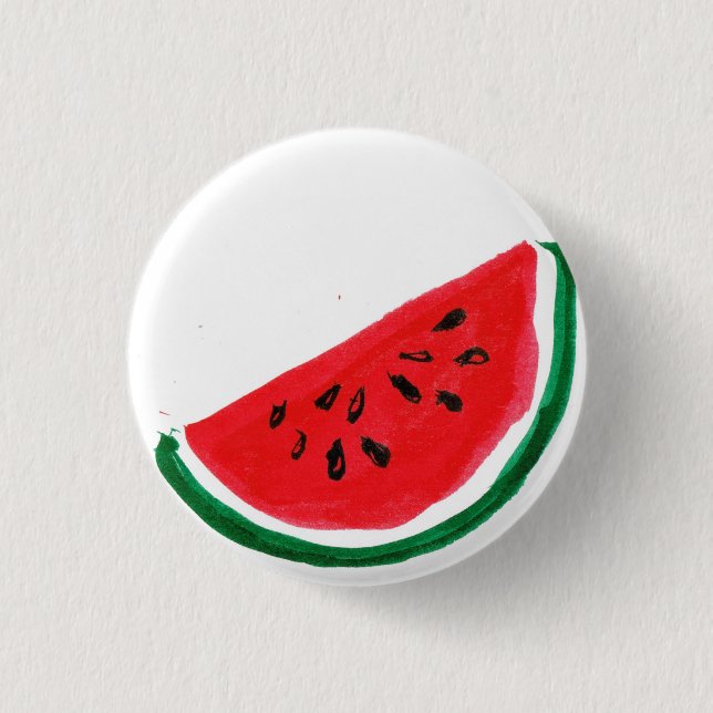 Macaron Rond 2,50 Cm Bouton de tranche de pastèque (Devant)