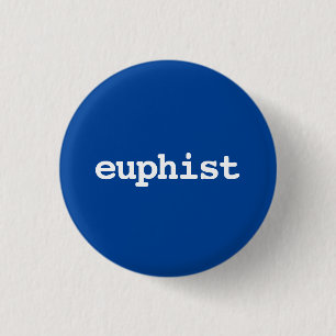Macaron Rond 2,50 Cm Bouton de typographie euphist