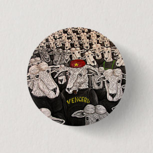 Macaron Rond 2,50 Cm Bouton de Venceremos