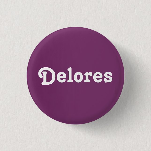 Macaron Rond 2,50 Cm Bouton Delores (Devant)