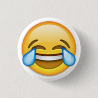 Macaron Rond 2,50 Cm Bouton d'Emoji