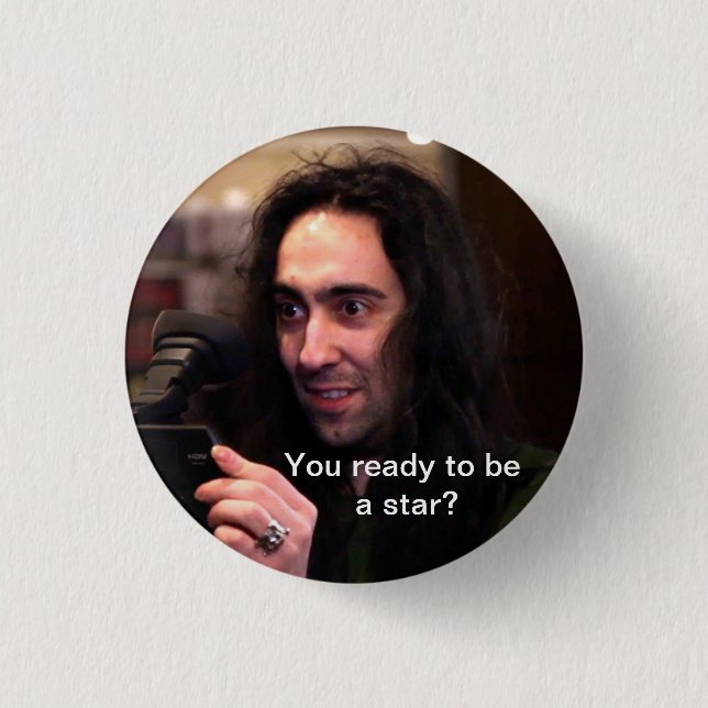 Macaron Rond 2,50 Cm Bouton désireux de Francis (Devant)