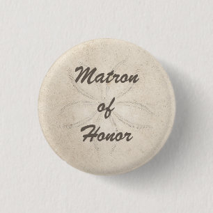 Macaron Rond 2,50 Cm Bouton d'honneur de la carte de sérénité de plage