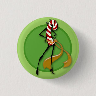 MACARON ROND 2,50 CM BOUTON D'ILLUSTRATION DE FEMME SUCRE DE CANNE DE V