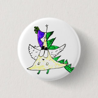 Macaron Rond 2,50 Cm Bouton Dinonacha