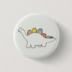 Macaron Rond 2,50 Cm Bouton Dinosaur