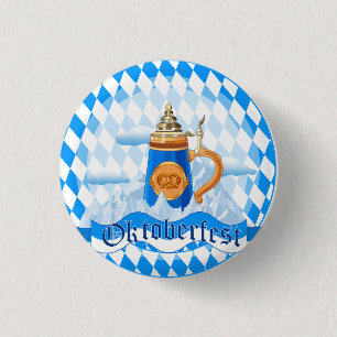 Macaron Rond 2,50 Cm Bouton d'Oktoberfest