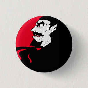 Macaron Rond 2,50 Cm Bouton Dracula à l'étranger