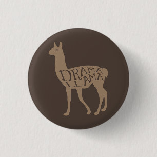 Macaron Rond 2,50 Cm Bouton Drama Llama