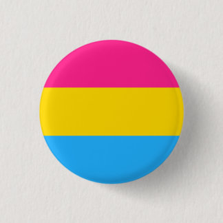 Macaron Rond 2,50 Cm Bouton Drapeau De Pride Pansexual