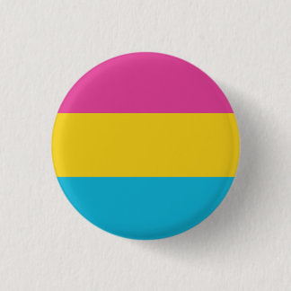 Macaron Rond 2,50 Cm Bouton Drapeau De Pride Pansexual