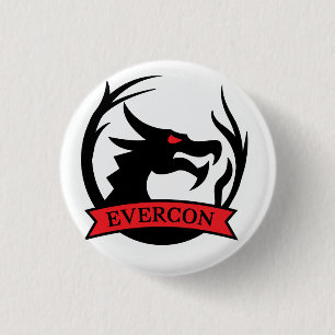 Macaron Rond 2,50 Cm Bouton du logo Evercon