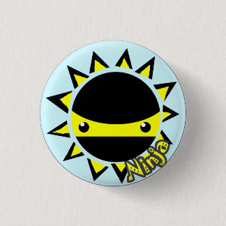 Macaron Rond 2,50 Cm Bouton du soleil de Ninja