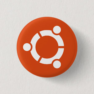 Macaron Rond 2,50 Cm Bouton d'Ubuntu