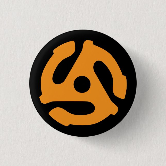 Macaron Rond 2,50 Cm Bouton d'un pouce de 45 adaptateurs (Devant)