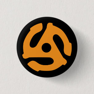 Macaron Rond 2,50 Cm Bouton d'un pouce de 45 adaptateurs