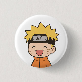 Macaron Rond 2,50 Cm Bouton épinglé Chibi Ninja Mignon - Style Anime Ka