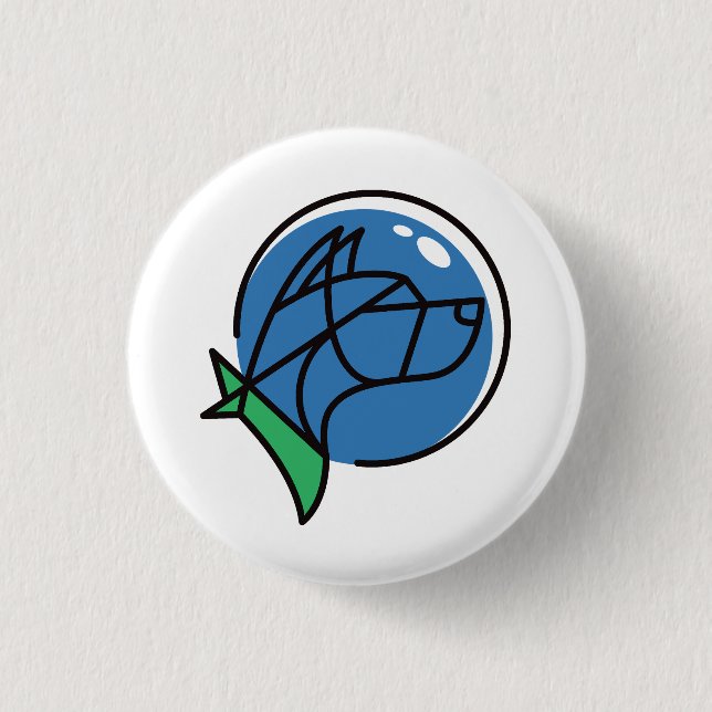 Macaron Rond 2,50 Cm Bouton EvE-Scout (petit) (Devant)