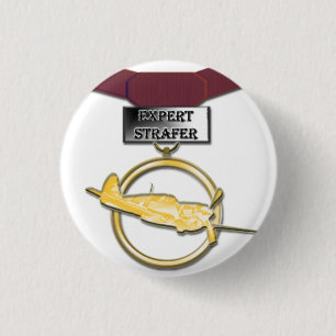 Macaron Rond 2,50 Cm Bouton expert de médaille de Strafer