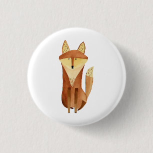 Macaron Rond 2,50 Cm Bouton Fox