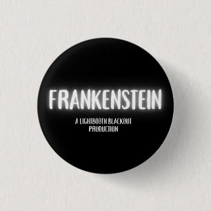 Macaron Rond 2,50 Cm Bouton Frankenstein de 1,25 po