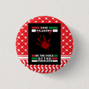 Macaron Rond 2,50 Cm Bouton Free Palestine Pin en Palestine Drapeau Thè