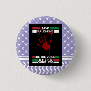Macaron Rond 2,50 Cm Bouton Free Palestine Pin en Palestine Drapeau Thè