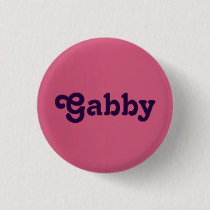 Macaron Rond 2,50 Cm Bouton Gabby