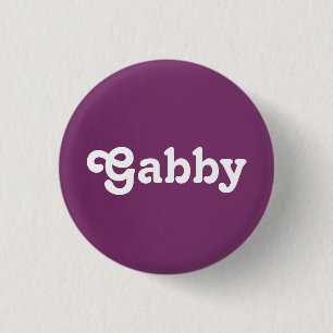 Macaron Rond 2,50 Cm Bouton Gabby
