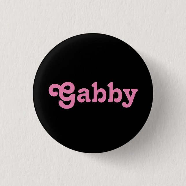 Macaron Rond 2,50 Cm Bouton Gabby (Devant)