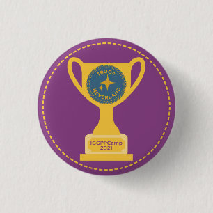 Macaron Rond 2,50 Cm Bouton gagnant de la coupe de camp IGGPPCamp 2021