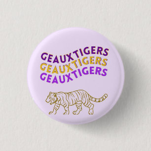 Macaron Rond 2,50 Cm Bouton Gameday LSU