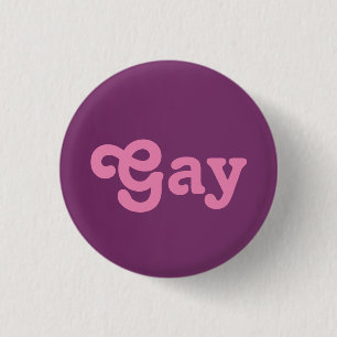 Macaron Rond 2,50 Cm Bouton Gay