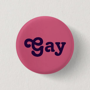 Macaron Rond 2,50 Cm Bouton Gay