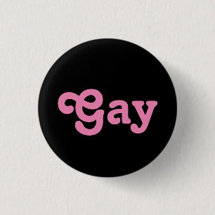 Macaron Rond 2,50 Cm Bouton Gay