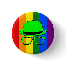 Bouton Gay pride de nuit Dork