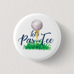 Macaron Rond 2,50 Cm Bouton Golf Party